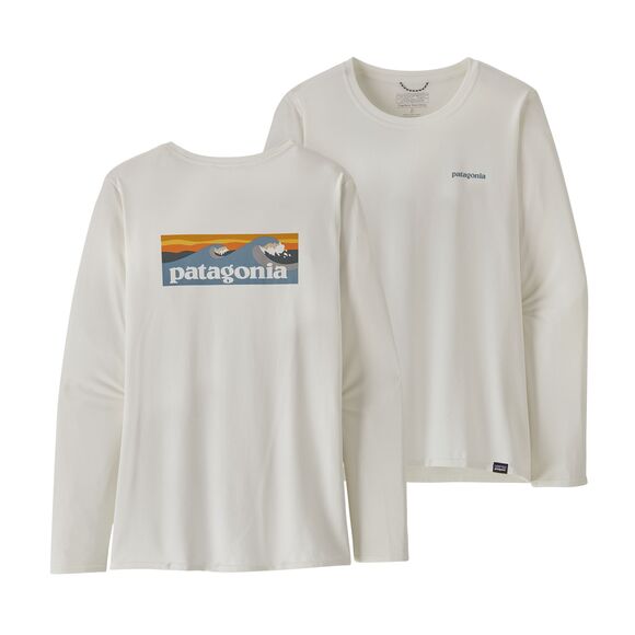 Patagonia®女款 Long-Sleeved Capilene® Cool Daily Graphic Shirt - Waters