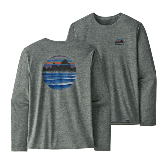 Patagonia®男款 Long-Sleeved Capilene® Cool Daily Graphic Shirt