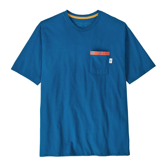 Patagonia®男款 Water People Organic Pocket T-Shirt