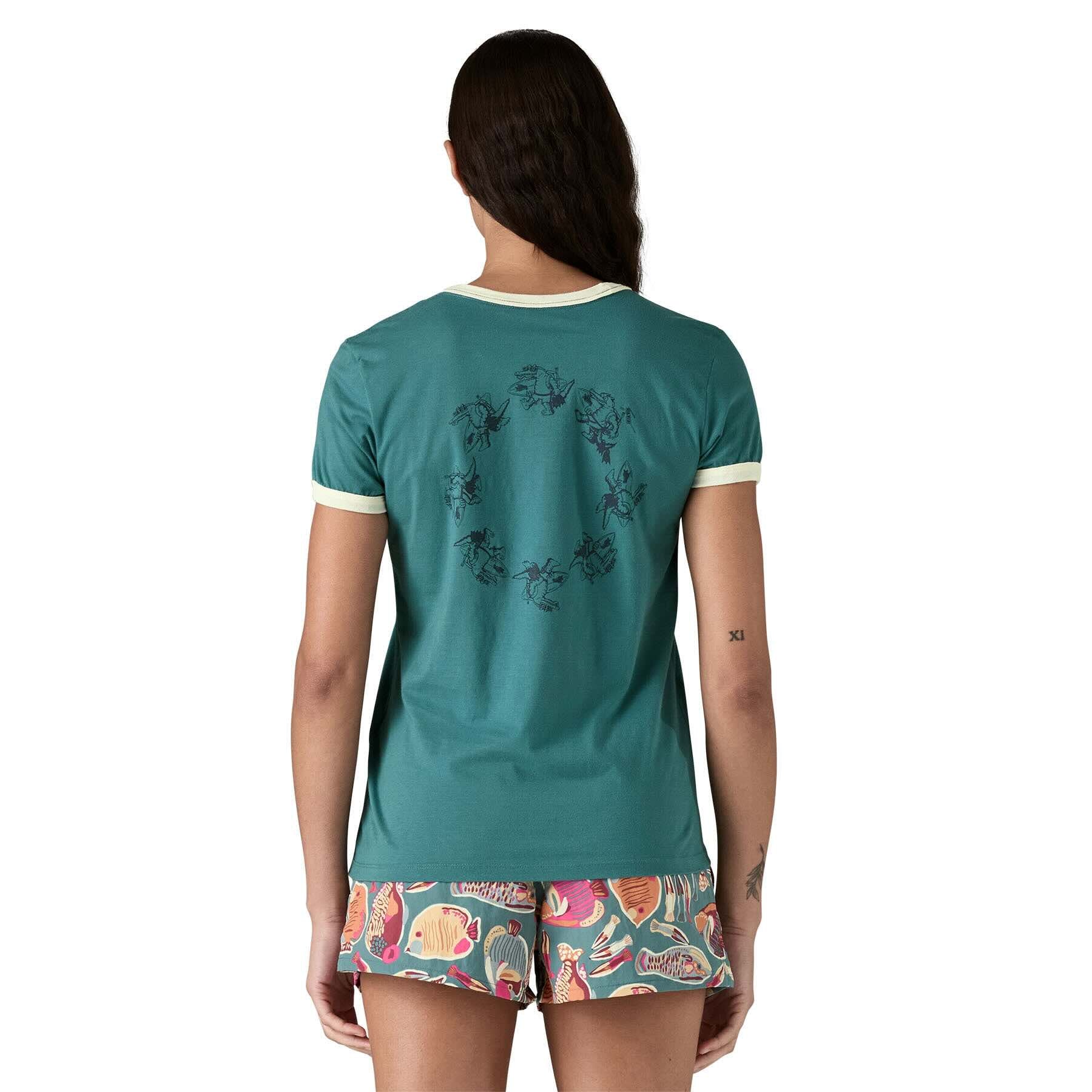 梨嬉ページ Patagonia®女款Water People Organic Ringer Tee 再生棉短袖上衣| Pro