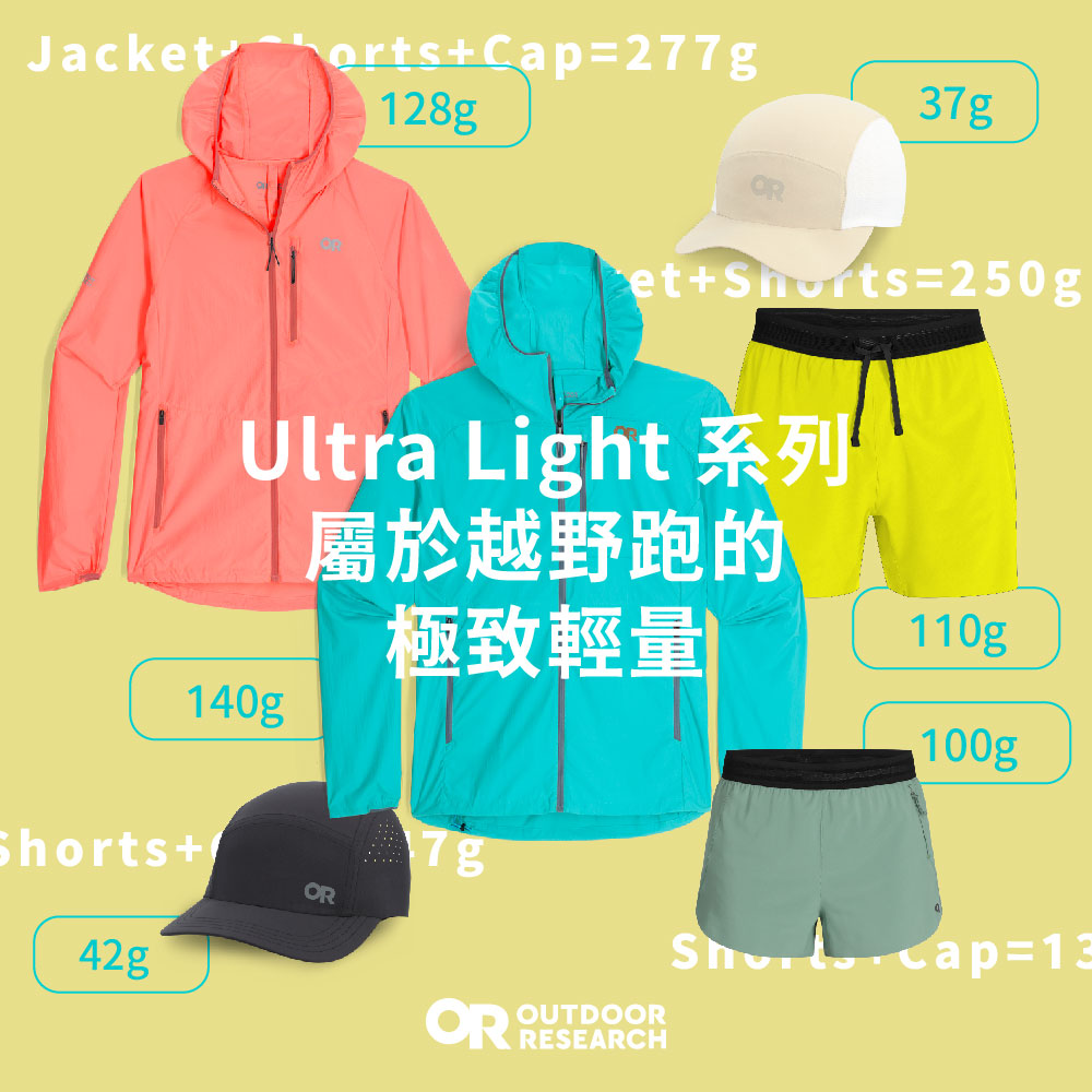 UltraLight 屬於越野跑的極致輕量