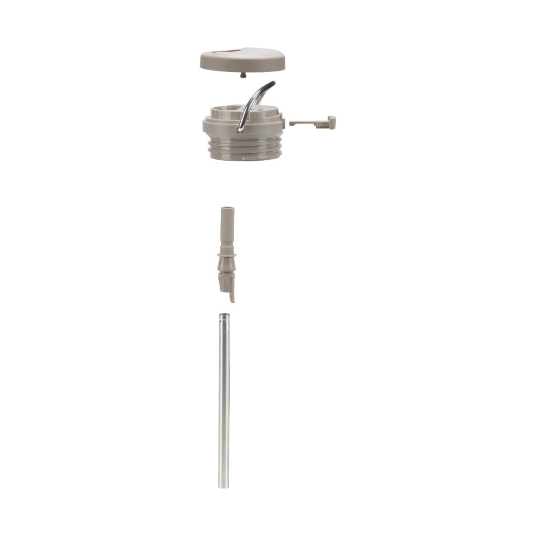 Klean Kanteen Tappo Twist Con Cannuccia In Acciaio Inox Per Bottiglie TKWide - Tenuta Stagna E Lavabile In Lavastoviglie, Nero