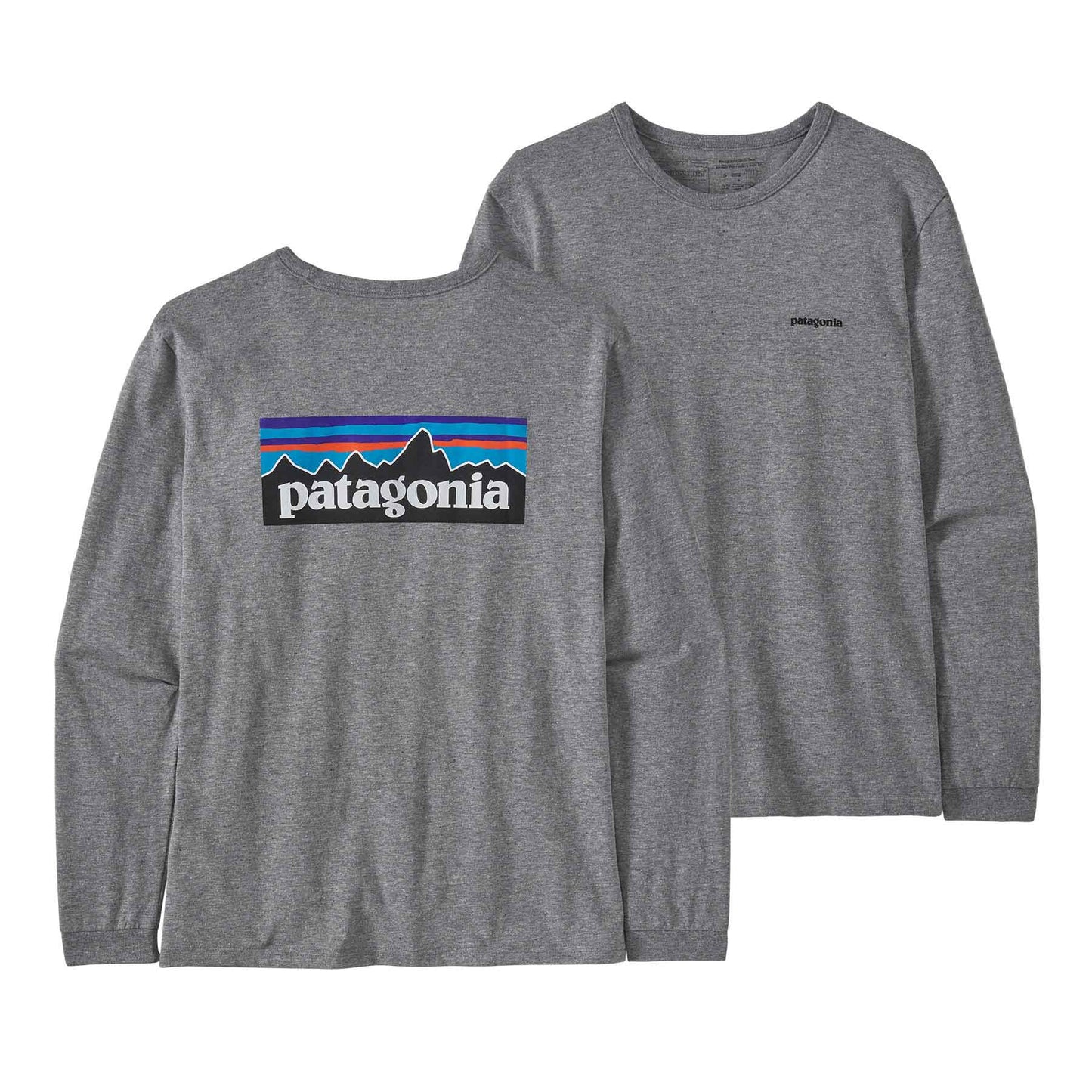 Patagonia®女款 Long-Sleeved P-6 Logo Responsibili-Tee®