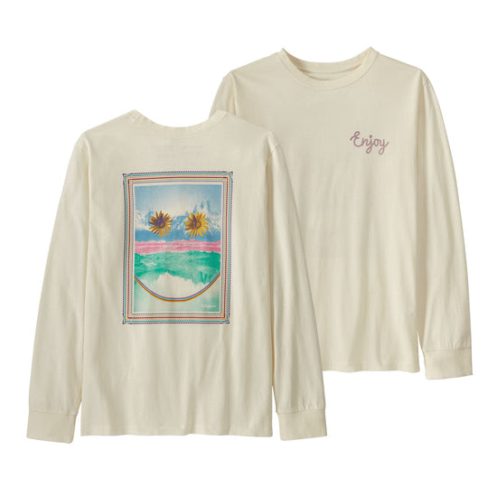 Patagonia®大童款 Long-Sleeved Regenerative Organic Certified™ Cotton Graphic T-Shirt