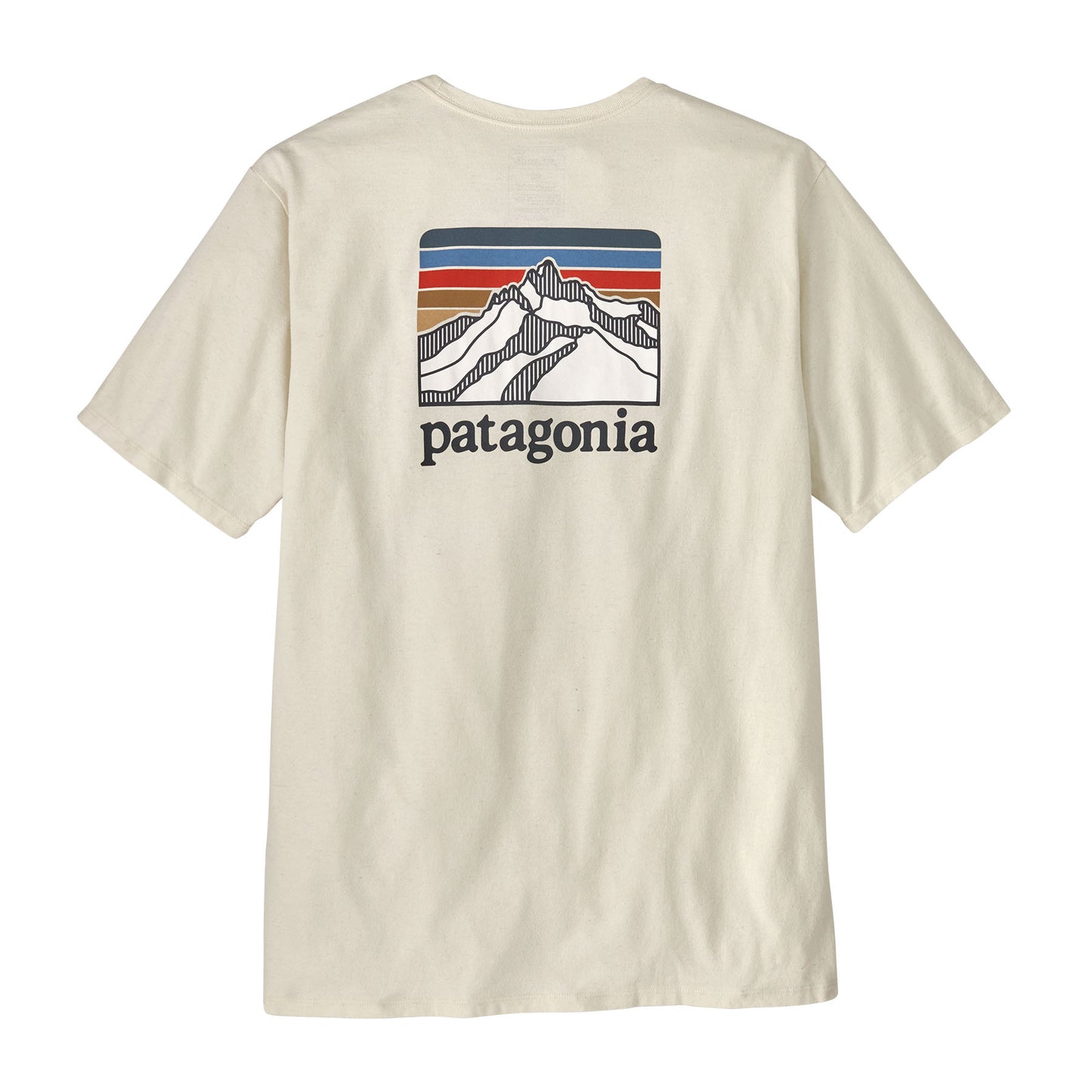 Patagonia®男款 Line Logo Ridge Pocket Responsibili-Tee®