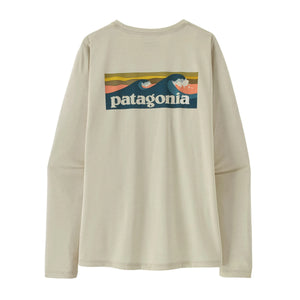 Patagonia®女款 Long-Sleeved Capilene® Cool Daily Shirt - Boardshort Logo
