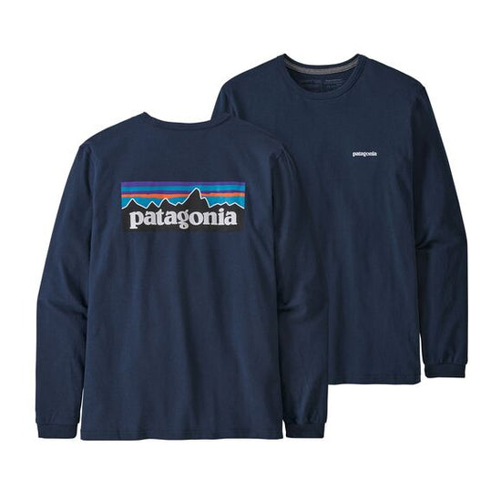 Patagonia®女款 Long-Sleeved P-6 Logo Responsibili-Tee®